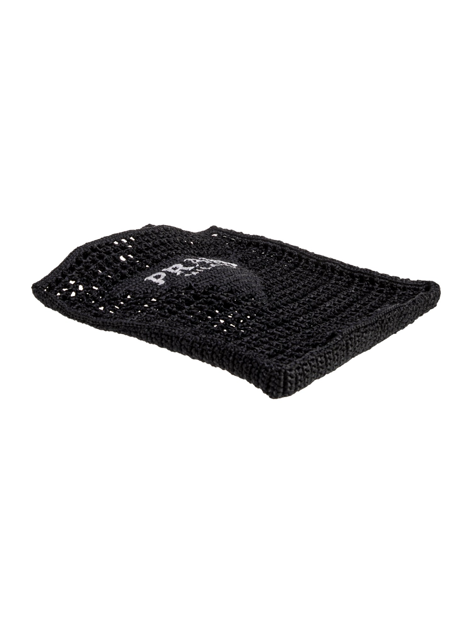 Prada Raffia Logo